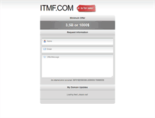 Tablet Screenshot of itmf.com